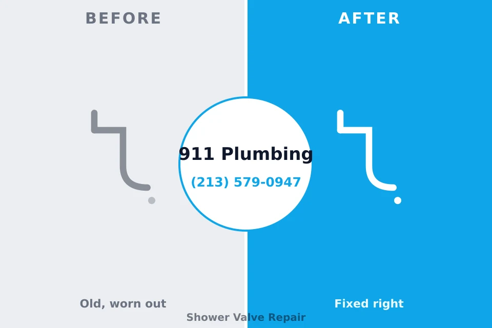 Before and after: plumbing company Alameda, CA